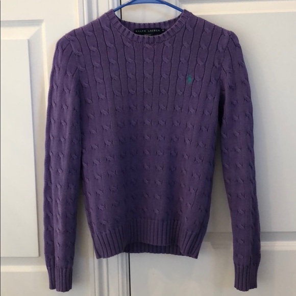 Ralph Lauren Sweaters - New Ralph Lauren periwinkle lavender sweater